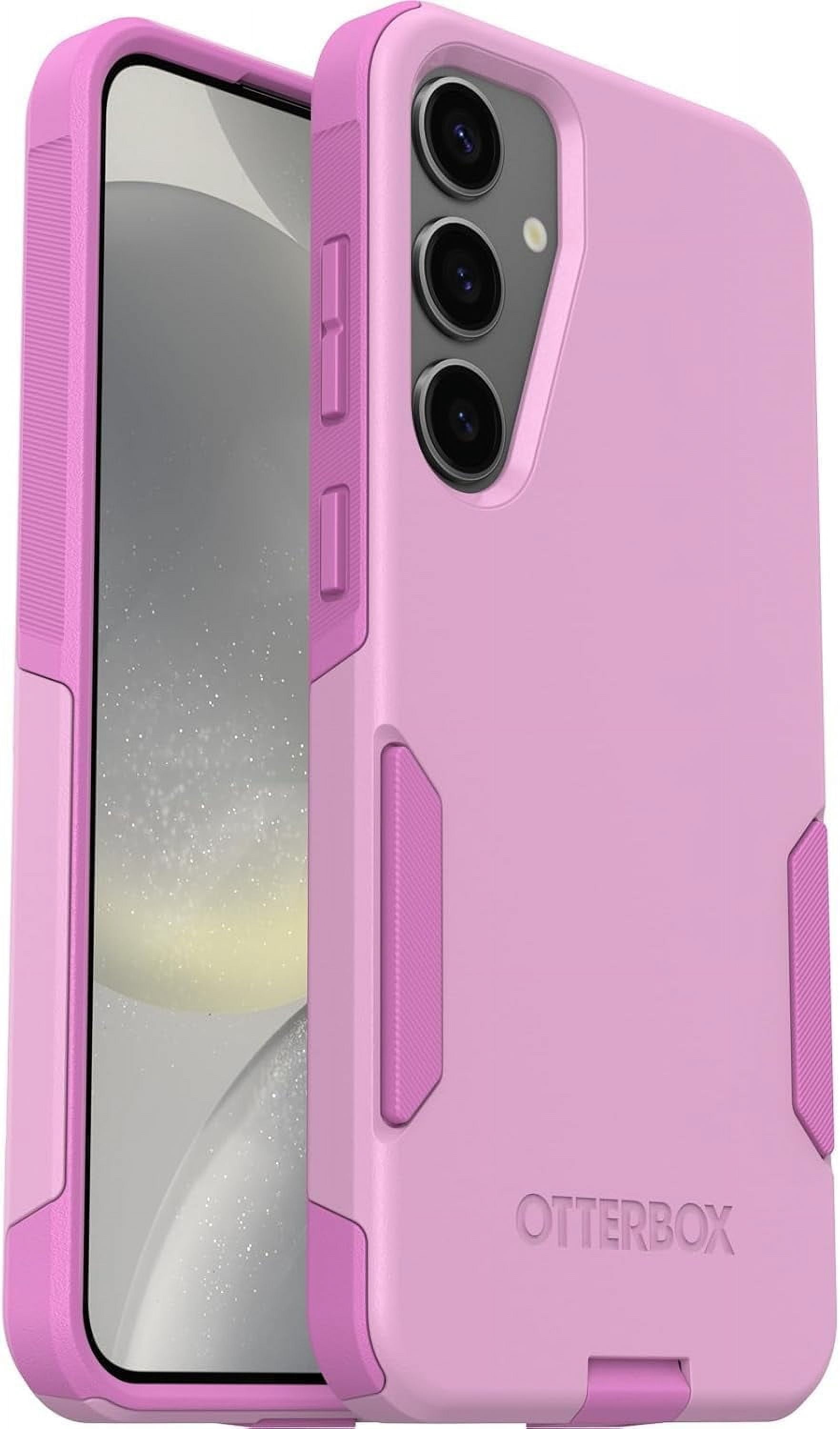 OtterBox COMMUTER SERIES Case for Galaxy S24 Plus - Run Wildflower (Pink)
