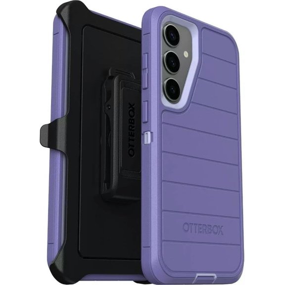 OtterBox Samsung Galaxy S24+ (Only) - Defender Series Pro Case - Mountain Majesty (Purple) - Screenless - Rugged & Durable - with Port Protection - Holster Clip Includes