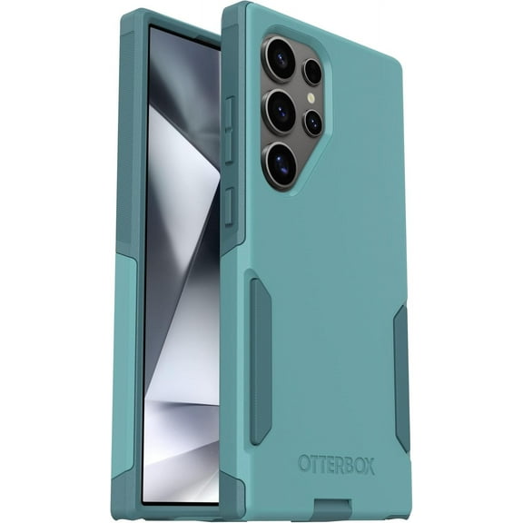 OtterBox Samsung Galaxy S24 Ultra (Only) - Commuter Series Case - Riveting Way (Teal) - Slim & Tough - Pocket-Friendly - with Port Protection - Non-Retail Packaging