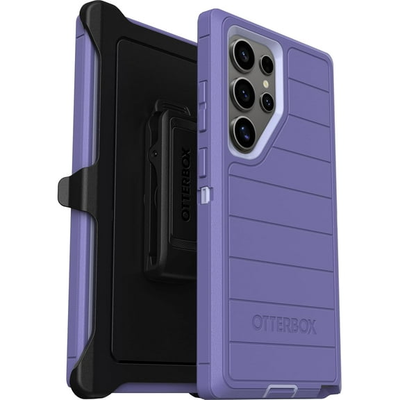 OtterBox Samsung Galaxy S24 Ultra (Only) - Defender Series Pro Case - Mountain Majesty (Purple) - Rugged & Durable - Screenless - with Port Protection - Holster Clip Includes