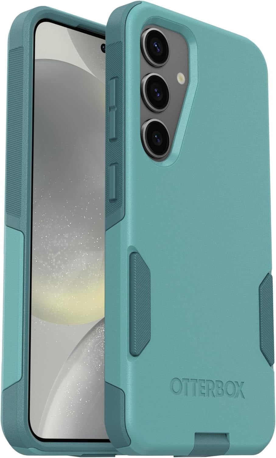 OtterBox Samsung Galaxy S25 (Only) - Commuter Series Case - Riveting Way (Teal) - Slim & Tough - Pocket-Friendly - with Port Protection - Non-Retail Packaging