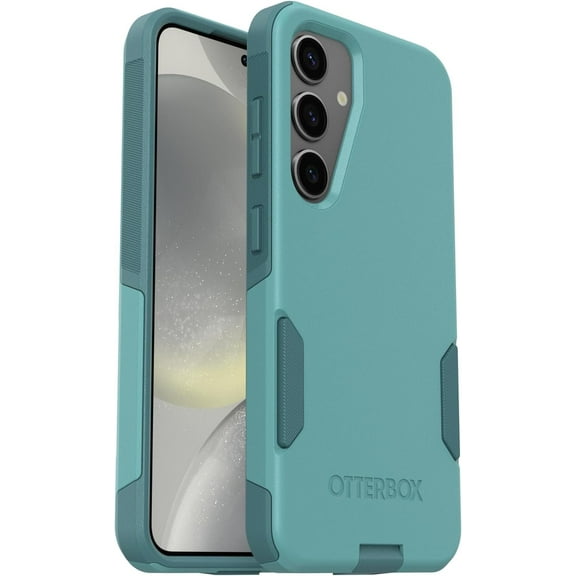 OtterBox Samsung Galaxy S25 (Only) - Commuter Series Case - Riveting Way (Teal) - Slim & Tough - Pocket-Friendly - with Port Protection - Non-Retail Packaging