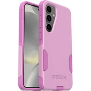 OtterBox Samsung Galaxy S25 (Only) - Commuter Series Case - Run Wildflower (Pink) - Slim & Tough - Pocket-Friendly - with Port Protection - Non-Retail Packaging