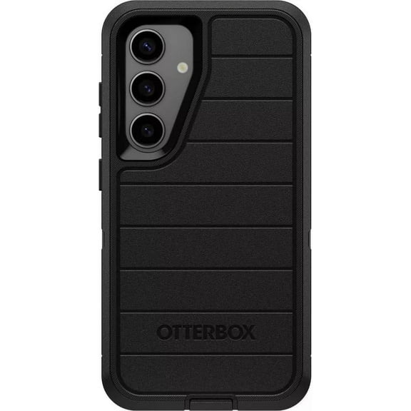 OtterBox Samsung Galaxy S25 (Only) - Defender Series Pro Case - Black - Case Only - Screenless - Rugged & Durable - with Port Protection - Microbial Defense Protection - Non-Retail Packaging