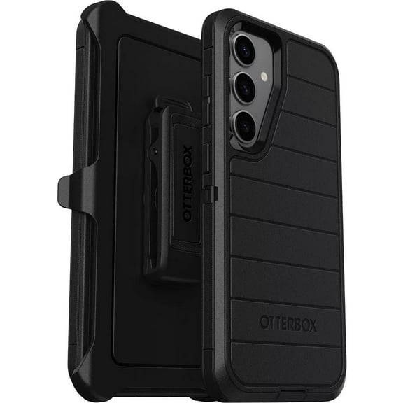 OtterBox Samsung Galaxy S25+ (Only) - Defender Series Pro Case - Black - Screenless - Rugged & Durable - with Port Protection - Holster Clip Included - Non-Retail Packaging