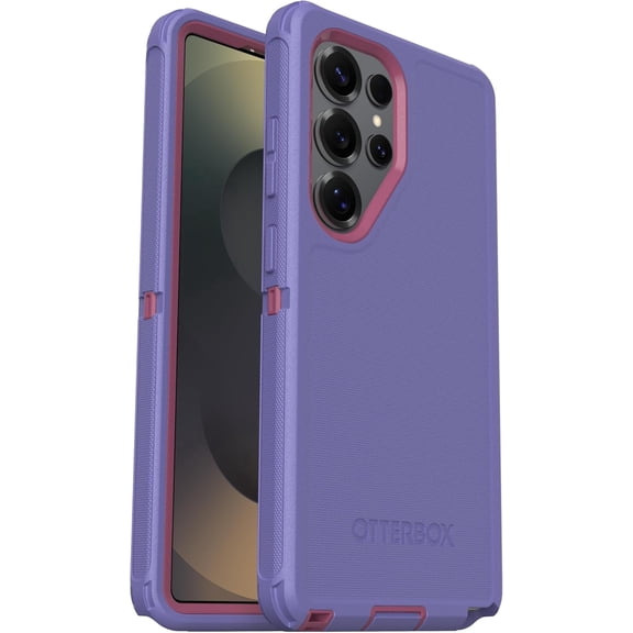 OtterBox Samsung Galaxy S25 Ultra (Only) - Defender Series Case - Violet Current (Purple & Pink) - Rugged & Durable - with Port Protection - Wireless Charging Compatible