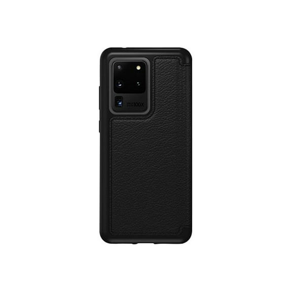 OtterBox Strada Carrying Case (Folio) Samsung Galaxy S20 Ultra Smartphone, Shadow