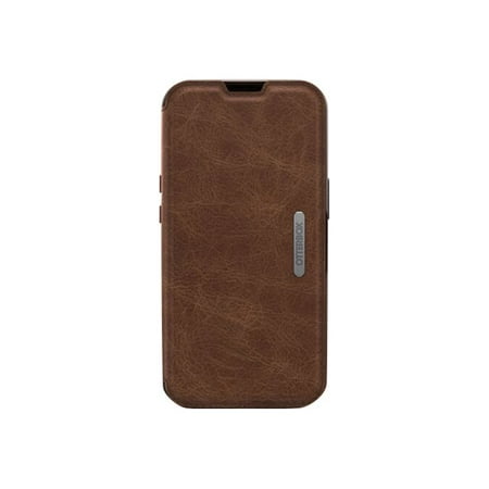OtterBox - Strada Case for Apple iPhone 13 - Espresso Brown