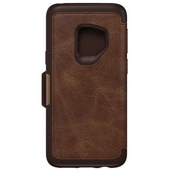 OtterBox Strada Series Folio Case for Galaxy S9, Espresso