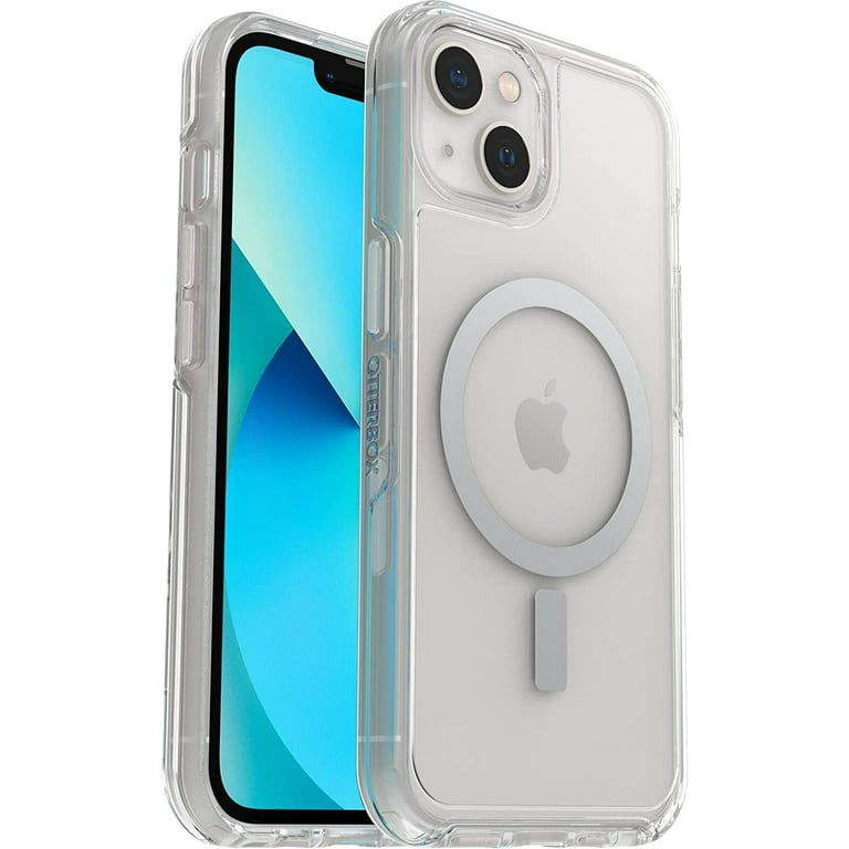 OtterBox Symmetry Case with MagSafe for iPhone 13, Clear (Restored) 