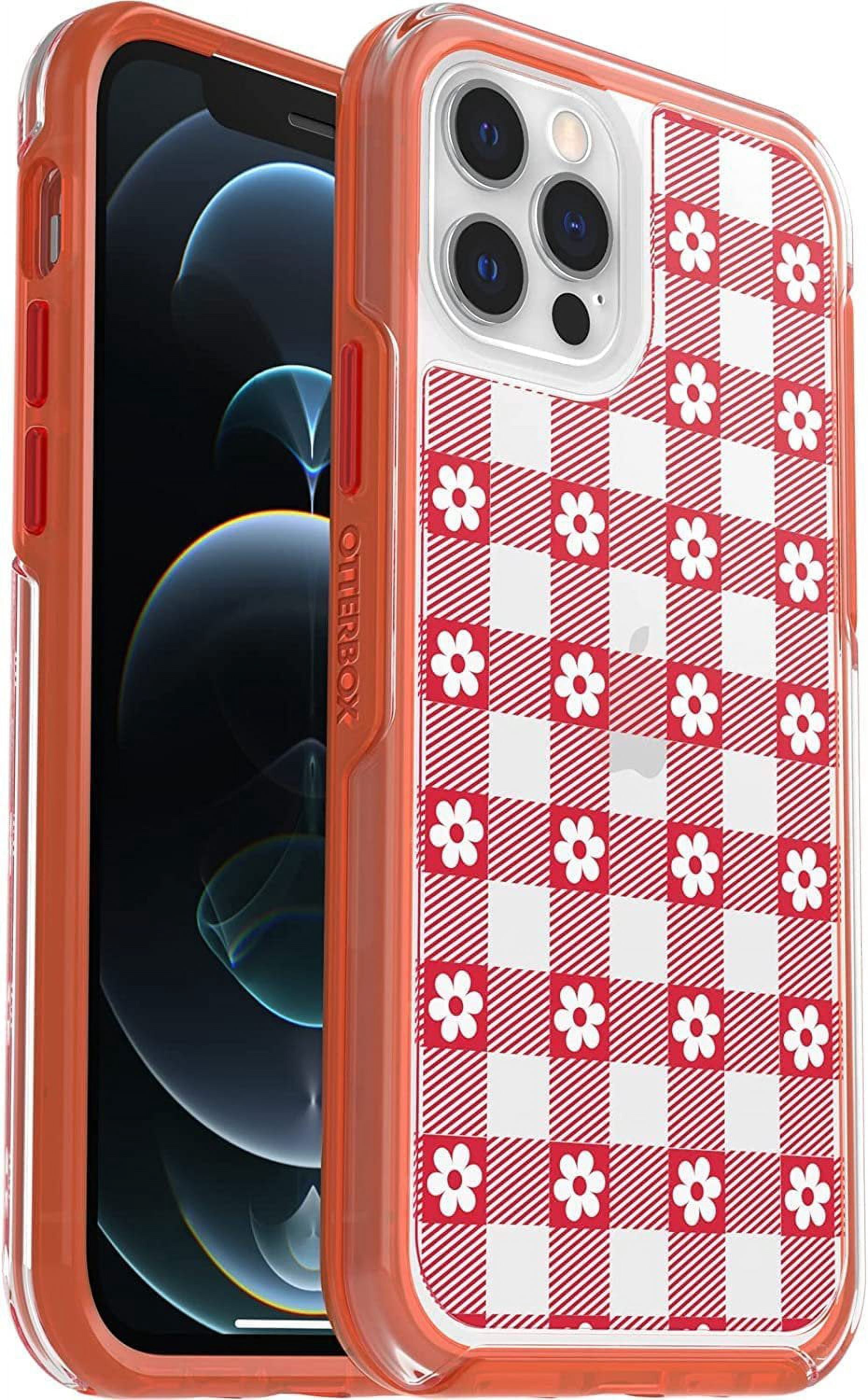 OtterBox Symmetry Picnic Daisy Fashion Slim Cell Phone Case for Apple iPhone 12/12 Pro