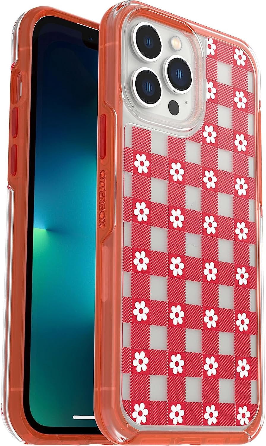 OtterBox Symmetry Clear Series Cell Phone Case for Apple iPhone 13 Pro Max, Picnic Daisy