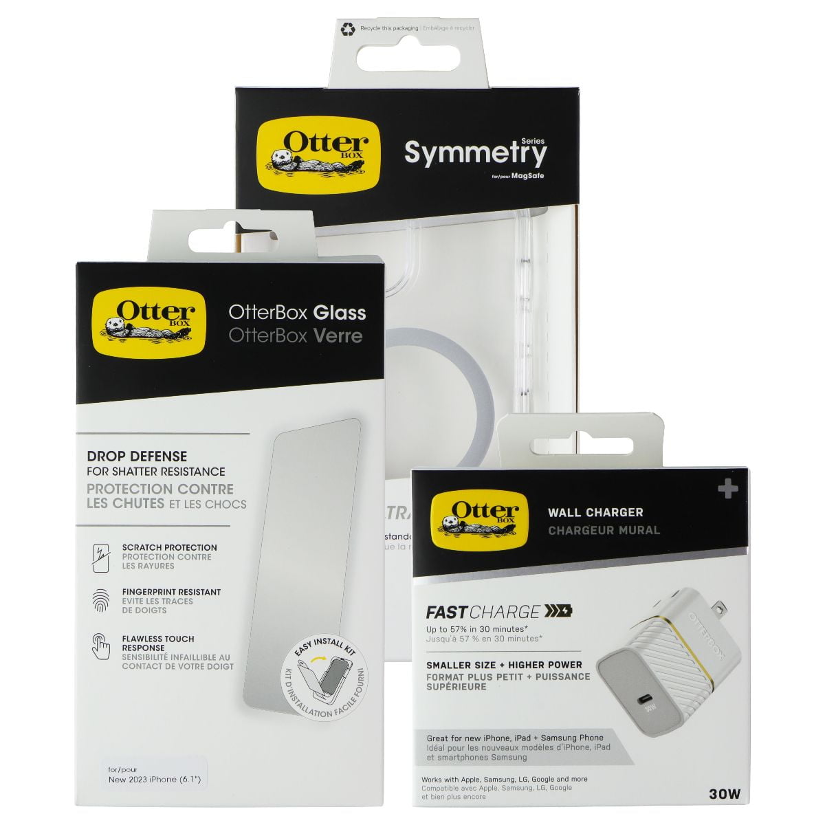 OtterBox Symmetry Protection + Power Kit for MagSafe for Apple iPhone 15