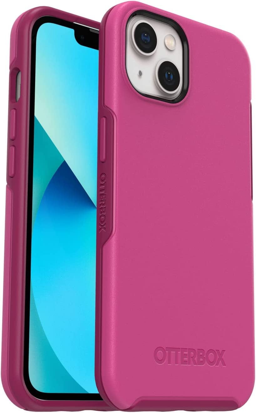 OtterBox Symmetry Series Antimicrobial Slim Case for iPhone 13, Pink