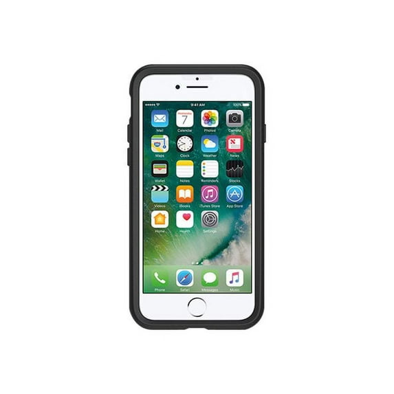 OtterBox Symmetry Series Apple iPhone 7 - Back cover for cell phone - polycarbonate, synthetic rubber - black