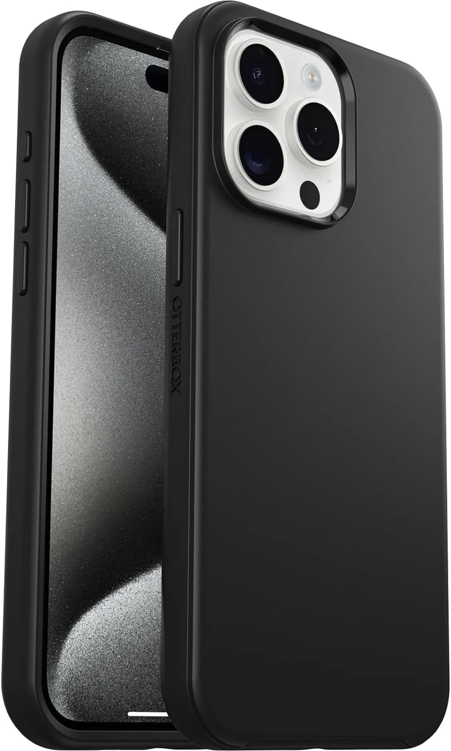OtterBox Symmetry Series+ Case With MagSafe for iPhone 15 Pro Max, Dark Night