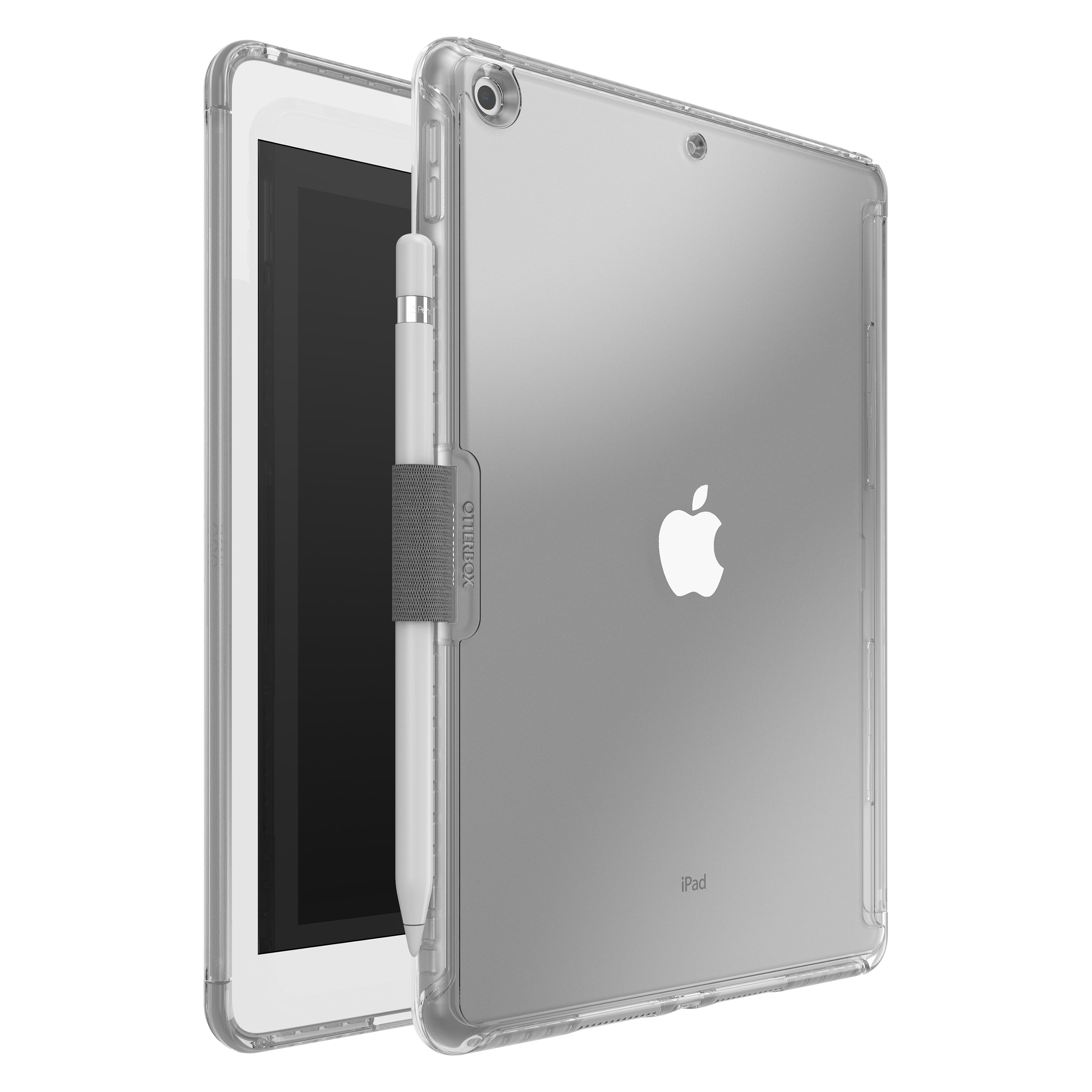 OtterBox Symmetry Series Case for Apple iPad (9th, 8th, and 7th gen), Clear