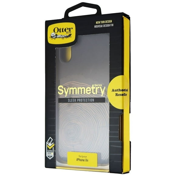 OtterBox Symmetry Series Case for iPhone XR - Black (Wood You Rather)
