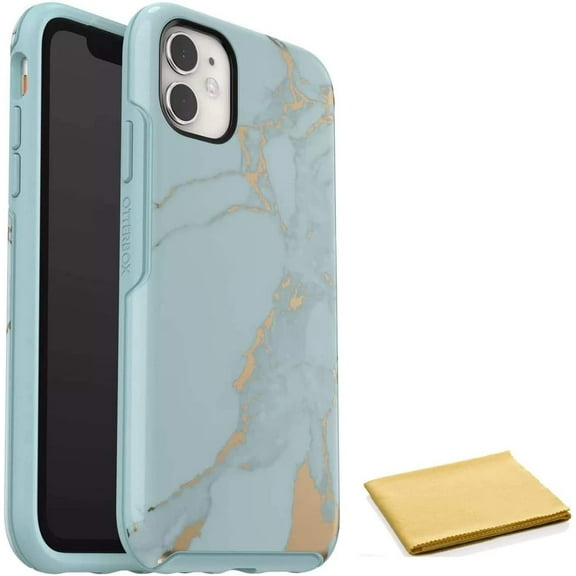 OtterBox Symmetry Series Protective Cell Phone Case for Apple iPhone 11, Teal Marble