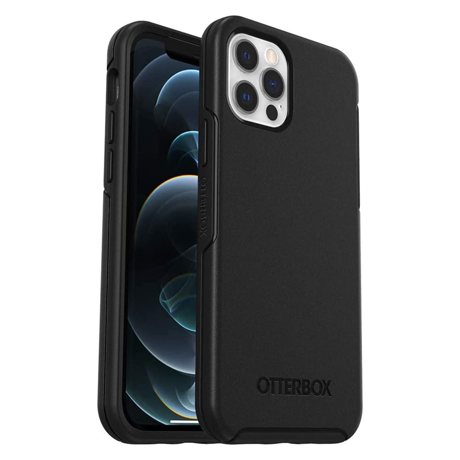 OtterBox Symmetry Series+ Black Case with MagSafe for iPhone 12 and iPhone 12 Pro 77-80138