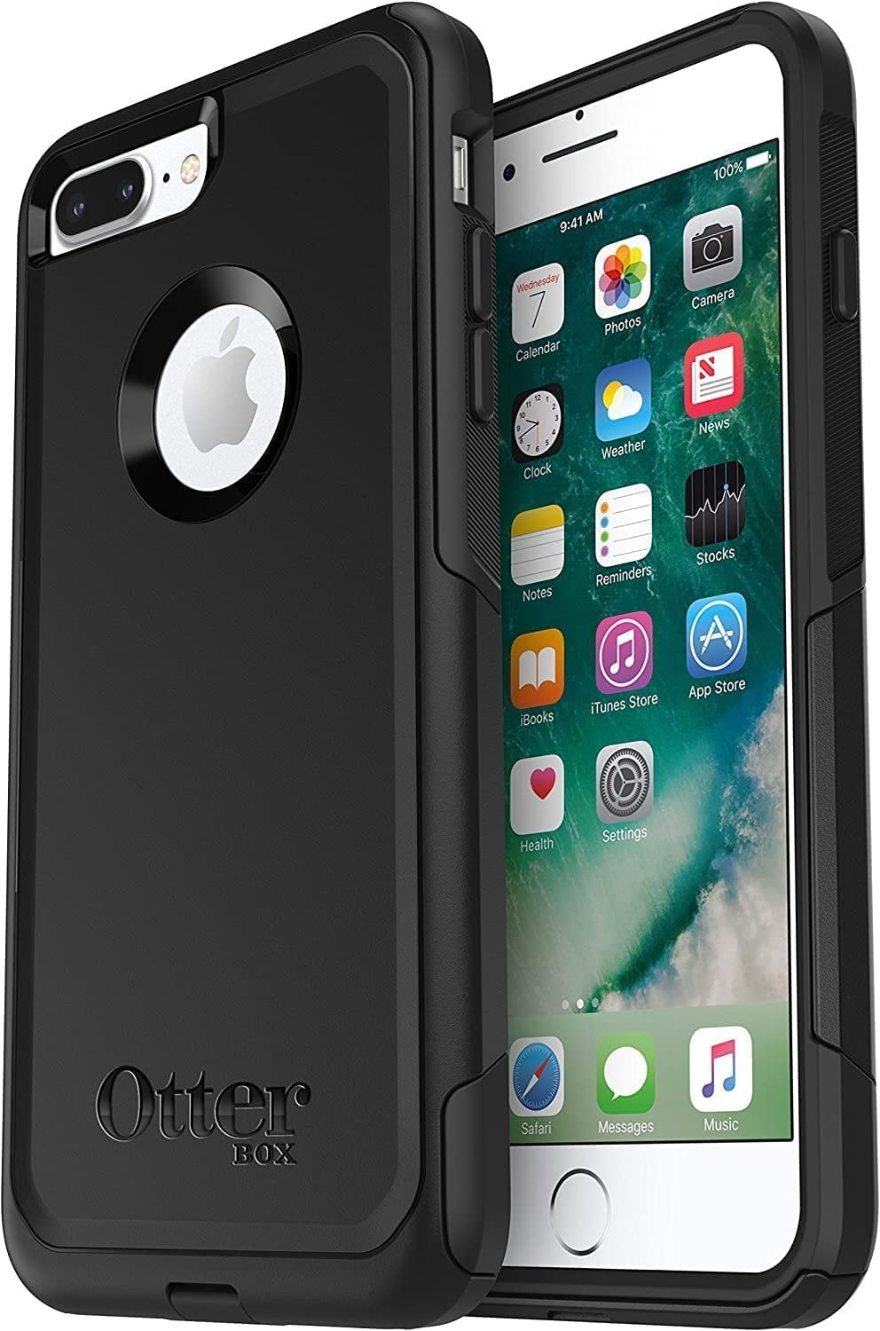 OtterBox Symmetry Series Case for iPhone 8 Plus & iPhone 7 Plus ONLY Non-Retail Packaging - Black