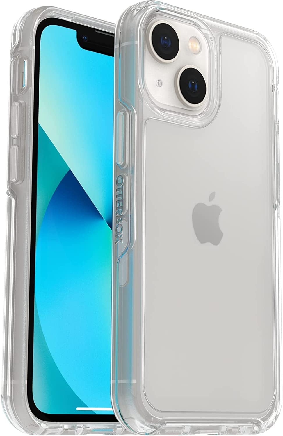 OtterBox Symmetry Series Clear Antimicrobial Case Clear Case for iPhone 13 Mini - ProPack Packaging 77-84316