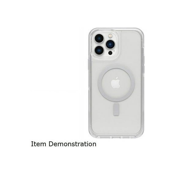 OtterBox Symmetry Series+ Clear Antimicrobial Case for MagSafe Clear Case for iPhone 13 Pro Max 77-83662