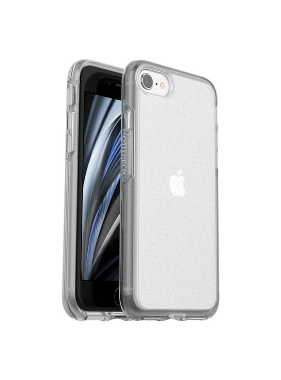 OtterBox Symmetry Series Clear Case for Apple iPhone SE (3rd Gen-2022 and 2nd Gen-2020), iPhone 8, and iPhone 7 - Stardust