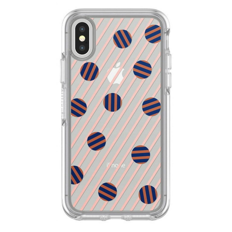 OtterBox Symmetry Series Clear Graphics Case for iPhone X, Dot the