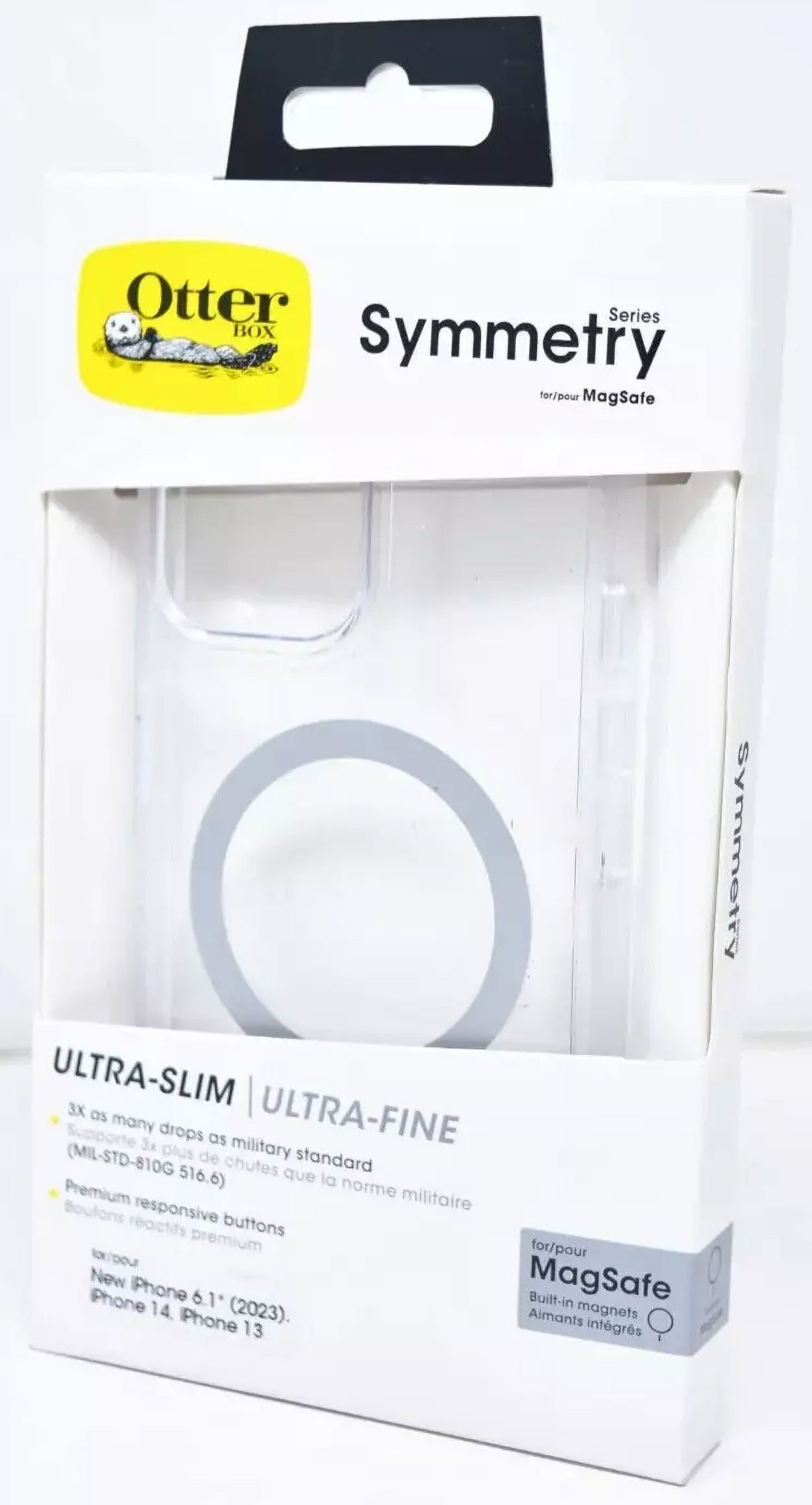 OtterBox Symmetry Series with MagSafe Case For iPhone 15/14/13 - Clear