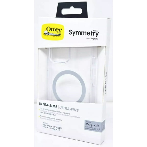 OtterBox Symmetry Series with MagSafe Case For iPhone 15/14/13 - Clear