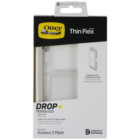 OtterBox - Thin Flex Series for Samsung Galaxy Z Flip7 FE and Samsung Galaxy Z Flip6 - Clear