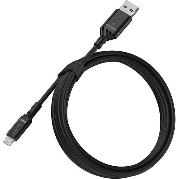 OtterBox USB-A to Lightning Cable, 2M - Black