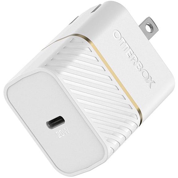 OtterBox USB-C Fast Charge Wall Charger 20W - White