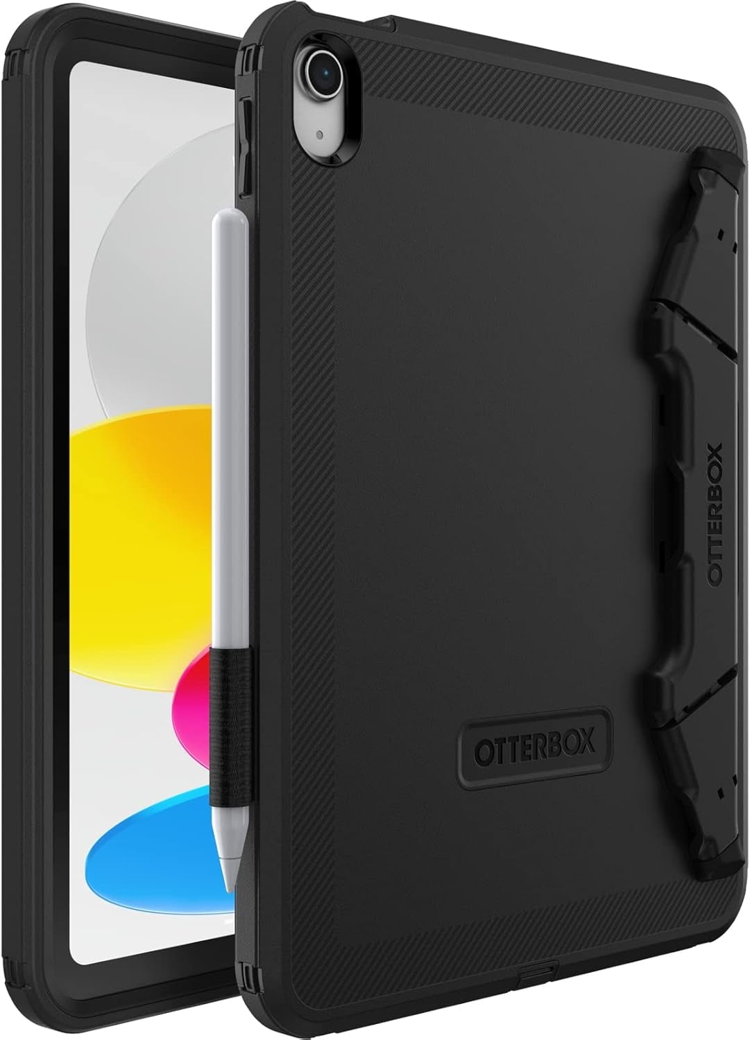 OtterBox iPad (A16) & iPad 10th Gen (Only) - Defender Series Case with/EDU Stand - Black - Non-Retail Packaging