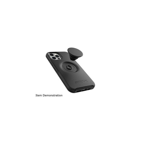 OtterBox - Otter + Pop Series for Apple® iPhone® 12 and iPhone 12 Pro - Black