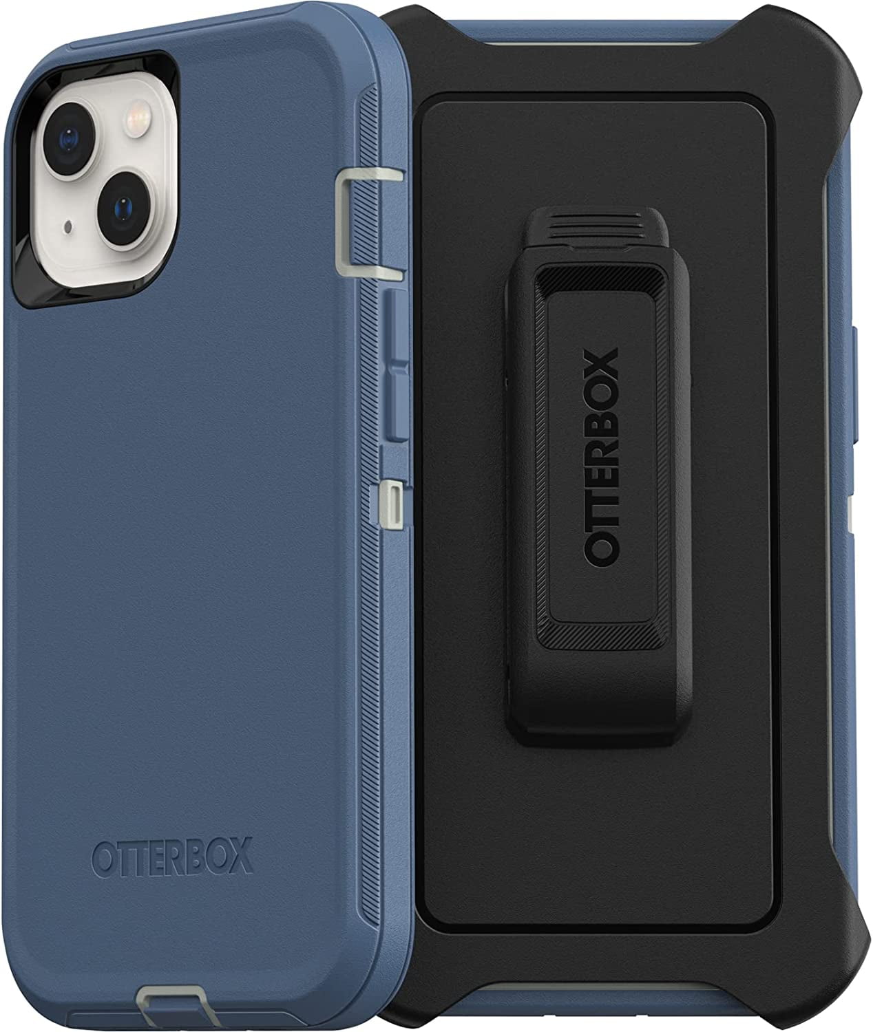 OtterBox Defender Series iPhone 13 Case - FORT BLUE, Rugged OtterBox Defender Series iPhone 13 Case - FORT BLUE, Rugged