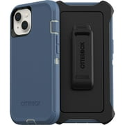 OtterBox Defender Series Kickstand Cell Phone Case for iPhone 13 with Port Protection, Blue