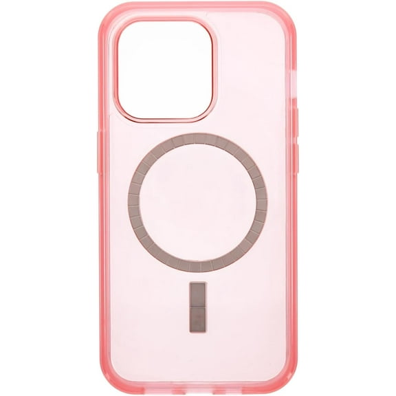 OtterBox iPhone 13 Pro (Only) - Symmetry Clear Series+ Case - Translucent Clear Rose - Ultra-Sleek - Snaps to MagSafe - Raised Edges Protect Camera & Screen - Non-Retail Packaging