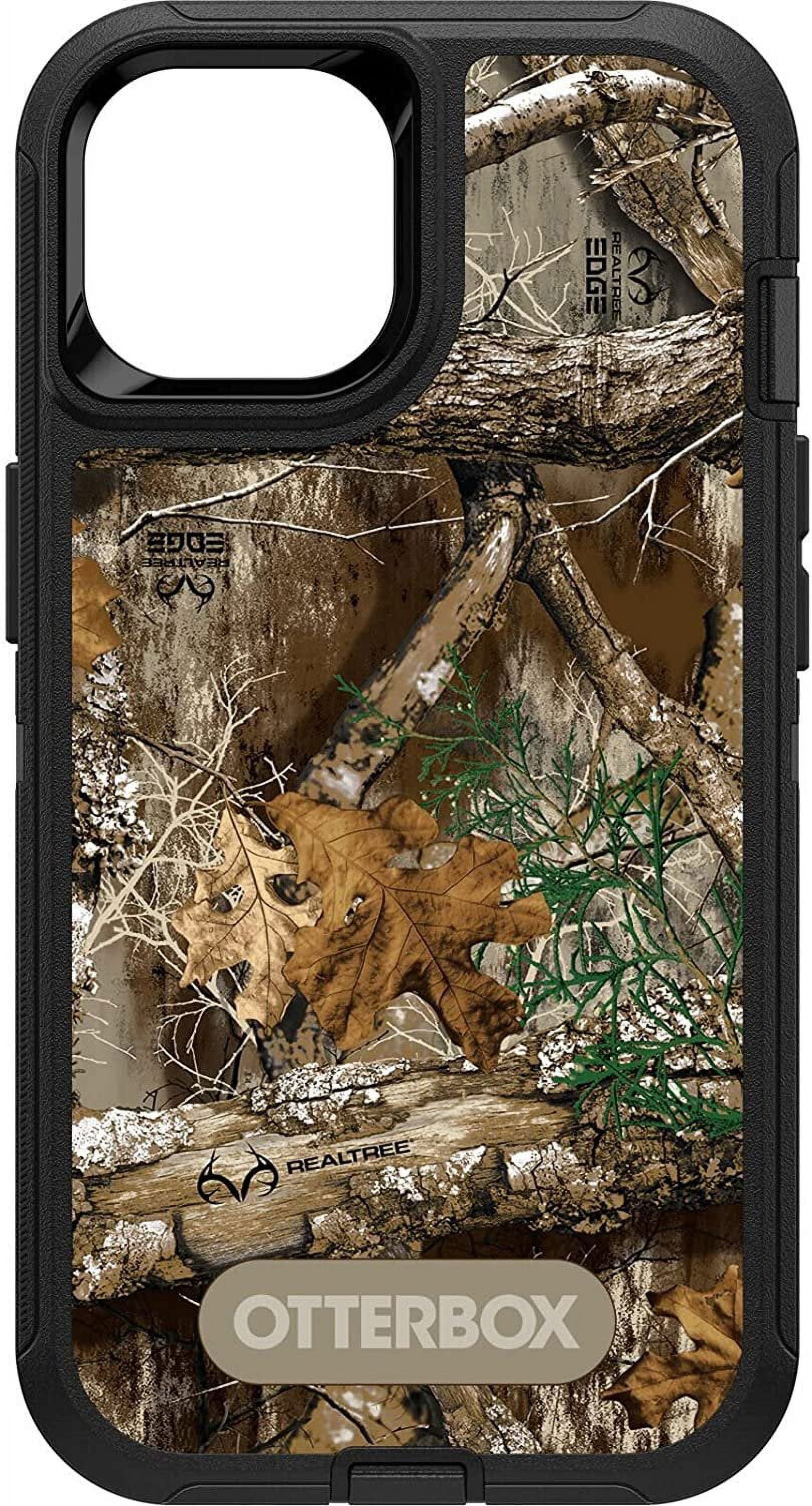 OtterBox iPhone 14 & iPhone 13 Only - Defender Series Case - Realtree Edge Black/Realtree Edge Graphic - Rugged & Durable - with Port Protection - Case Only - Non-Retail Packaging
