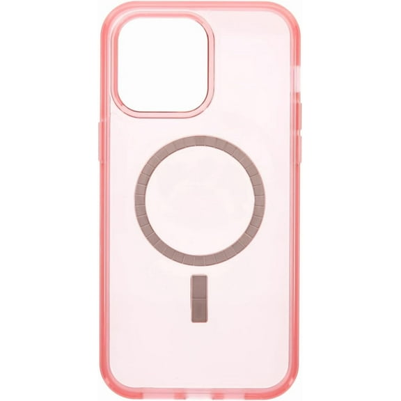 OtterBox iPhone 14 Pro Max (Only) - Symmetry Clear Series+ Case - Translucent Clear/Rose - Ultra-Sleek - Snaps to MagSafe - Raised Edges Protect Camera & Screen - Non-Retail Packaging