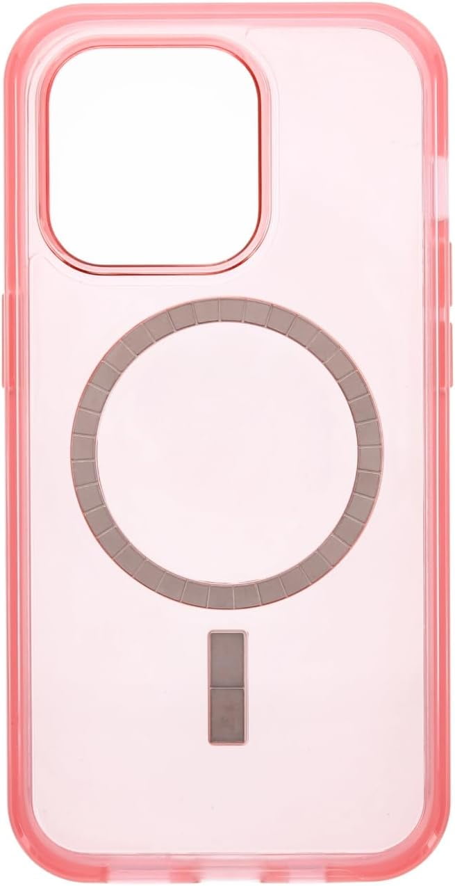 OtterBox iPhone 14 Pro (Only) - Symmetry Clear Series+ Case - Translucent Clear/Rose - Ultra-Sleek - Snaps to MagSafe - Raised Edges Protect Camera & Screen - Non-Retail Packaging
