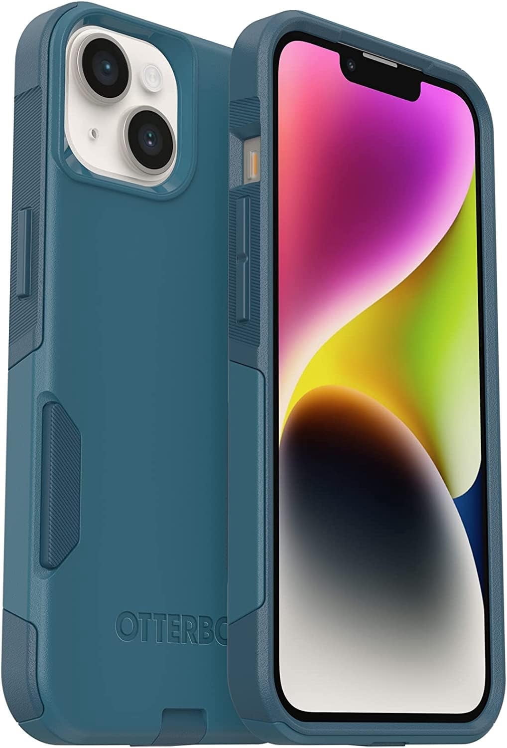 OtterBox iPhone 14 & iPhone 13 (Only) - Commuter Series Case - Don't Be Blue - Slim & Tough - Pocket-Friendly - with Port Protection - Non-Retail Packaging