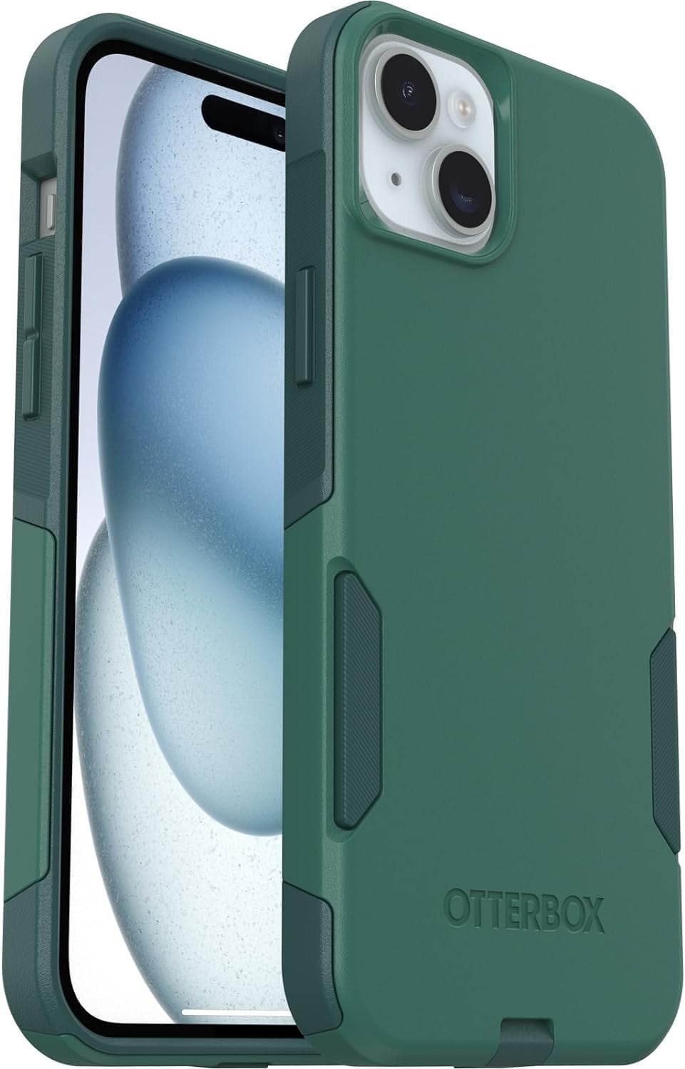OtterBox Impact Resistant Slim Cell Phone Case for Apple iPhone 15 Plus, Green