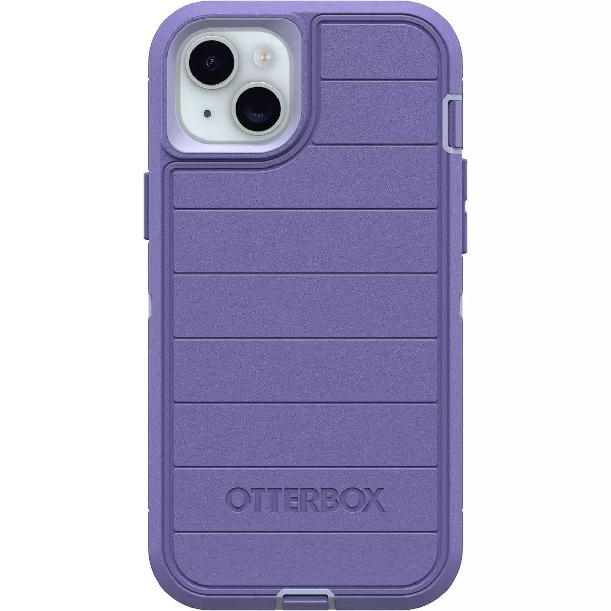 OtterBox iPhone 15 Plus & iPhone 14 Plus Only - Defender Series Case - Mountain Majesty Purple - Case Only - Screenless - Rugged & Durable - with Port Protection - Microbial Defense Protection