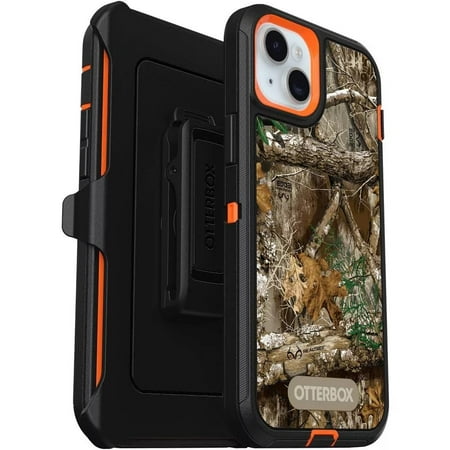 OtterBox iPhone 15 Plus & iPhone 14 Plus Only - Defender Series Case - Realtree Edge Camo - Screenless - Rugged & Durable - with Port Protection - Holster Clip Includes - Non-Retail Packaging