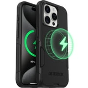 OtterBox iPhone 15 Pro Commuter Series Case - MagSafe Edition - Black, Slim & Tough, Pocket-Friendly, with Port Protection
