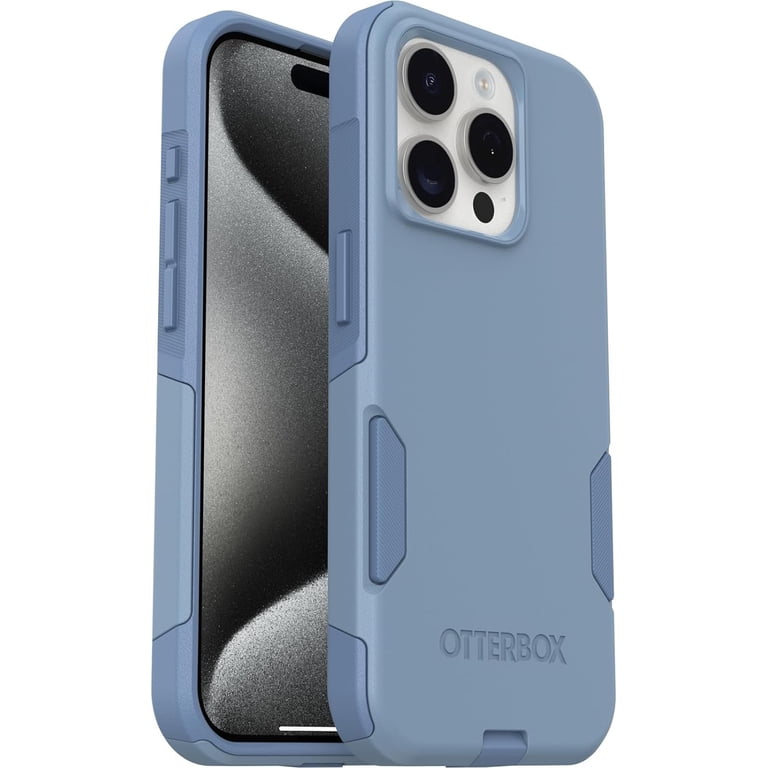 OtterBox Commuter Series Slim Cell Phone Case iPhone 15 Pro, Crisp Denim Blue OtterBox Commuter Series Slim Cell Phone Case iPhone 15 Pro, Crisp Denim Blue