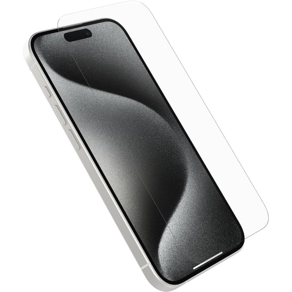 OtterBox iPhone 15 Pro (Only) - Glass Screen Protector - Scratch Resistant - Fingerprint Resistant - Precision Fit - Easy Installation - Retail Packaging