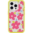thumbnail image 1 of OtterBox iPhone 15 Pro (Only) Symmetry Series Clear Case - Whimsy Bloom (Yellow), Snaps to MagSafe, Ultra-Sleek, Raised Edges Protect Camera & Screen, 1 of 11